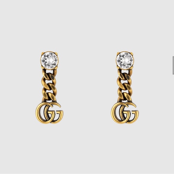 Double G Drop Earrings (bag not included) - Picture 1 of 7